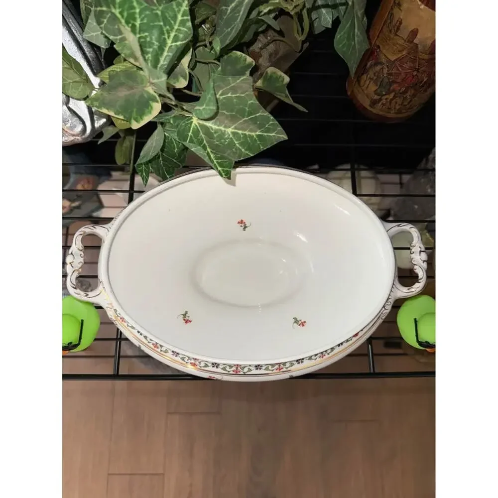 Antique Serving Bowl with Lid, John Maddock & Sons Ltd., England Royal Vitreous,